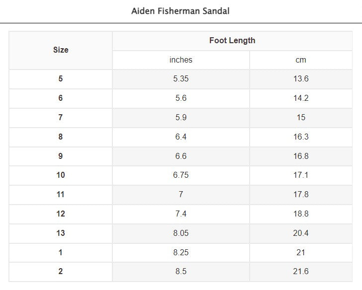 Aiden Fisherman Sandal