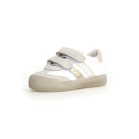 Riby Girl Sneaker/White-Gold-Pink