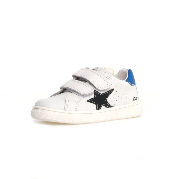 Pinn Kids Sneaker- White/Blue