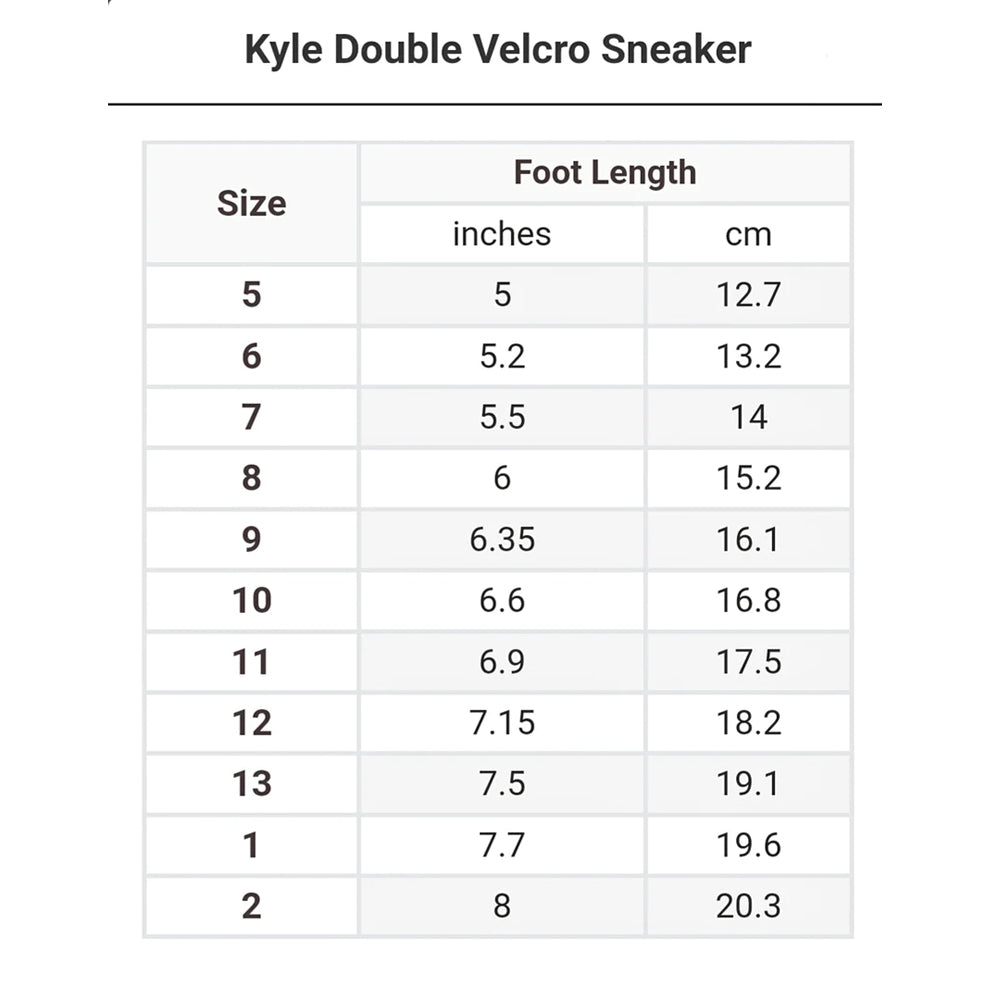 Kyle Double Velcro Sneaker